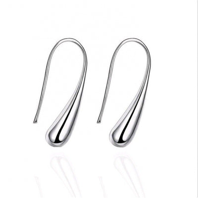 Water Drop Suit Simple Daily Fashion Necklace Earrings Bracelet Ring Suit