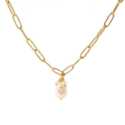 Cross Chain Stainless Steel Necklace For Women