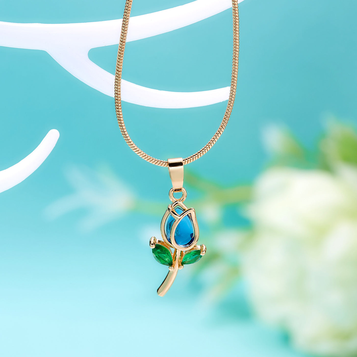 Elegant Tulip Necklace For Women